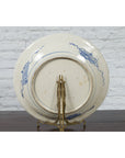 19th Century Japanese Porcelain Plate with Hand-Painted Blue and White Décor-11. Asian & Chinese Furniture, Art, Antiques, Vintage Home Décor for sale at FEA Home