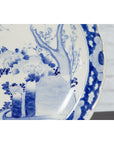 19th Century Japanese Porcelain Plate with Hand-Painted Blue and White Décor-16. Asian & Chinese Furniture, Art, Antiques, Vintage Home Décor for sale at FEA Home