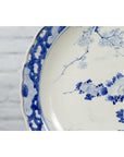 19th Century Japanese Porcelain Plate with Hand-Painted Blue and White Décor-7. Asian & Chinese Furniture, Art, Antiques, Vintage Home Décor for sale at FEA Home