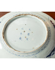 19th Century Japanese Porcelain Plate with Painted Blue and White Bird Décor-15. Asian & Chinese Furniture, Art, Antiques, Vintage Home Décor for sale at FEA Home