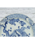 19th Century Japanese Porcelain Plate with Painted Blue and White Bird Décor-4. Asian & Chinese Furniture, Art, Antiques, Vintage Home Décor for sale at FEA Home