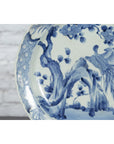 19th Century Japanese Porcelain Plate with Painted Blue and White Bird Décor-6. Asian & Chinese Furniture, Art, Antiques, Vintage Home Décor for sale at FEA Home