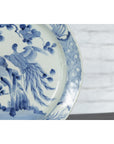 19th Century Japanese Porcelain Plate with Painted Blue and White Bird Décor-7. Asian & Chinese Furniture, Art, Antiques, Vintage Home Décor for sale at FEA Home