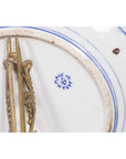 19th Century Japanese Porcelain Plate with Hand-Painted Blue and White Décor-12. Asian & Chinese Furniture, Art, Antiques, Vintage Home Décor for sale at FEA Home
