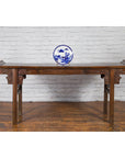 19th Century Japanese Porcelain Plate with Hand-Painted Blue and White Décor-2. Asian & Chinese Furniture, Art, Antiques, Vintage Home Décor for sale at FEA Home