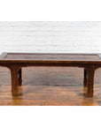 Chinese Early 20th Century Low Table with Bamboo Opium Mat Top-3. Asian & Chinese Furniture, Art, Antiques, Vintage Home Décor for sale at FEA Home