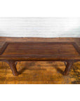 Chinese Early 20th Century Low Table with Bamboo Opium Mat Top-5. Asian & Chinese Furniture, Art, Antiques, Vintage Home Décor for sale at FEA Home