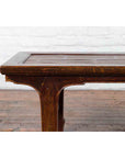 Chinese Early 20th Century Low Table with Bamboo Opium Mat Top-6. Asian & Chinese Furniture, Art, Antiques, Vintage Home Décor for sale at FEA Home
