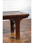 Chinese Early 20th Century Low Table with Bamboo Opium Mat Top-9. Asian & Chinese Furniture, Art, Antiques, Vintage Home Décor for sale at FEA Home