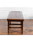 Chinese Early 20th Century Low Table with Bamboo Opium Mat Top-10. Asian & Chinese Furniture, Art, Antiques, Vintage Home Décor for sale at FEA Home