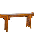 Ming Style Altar Table with Everted Flanges, Meander Apron and Dragon Motifs-1. Asian & Chinese Furniture, Art, Antiques, Vintage Home Décor for sale at FEA Home
