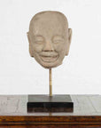 Chinese Song Dynasty Hand-Carved Limestone Head of a Lohan circa 960 to 1279 AD-2. Asian & Chinese Furniture, Art, Antiques, Vintage Home Décor for sale at FEA Home