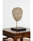 Chinese Song Dynasty Hand-Carved Limestone Head of a Lohan circa 960 to 1279 AD-6. Asian & Chinese Furniture, Art, Antiques, Vintage Home Décor for sale at FEA Home