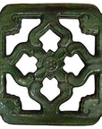 Antique Green Glaze Garden Temple Tile-1. Asian & Chinese Furniture, Art, Antiques, Vintage Home Décor for sale at FEA Home