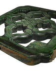Antique Green Glaze Garden Temple Tile-3. Asian & Chinese Furniture, Art, Antiques, Vintage Home Décor for sale at FEA Home