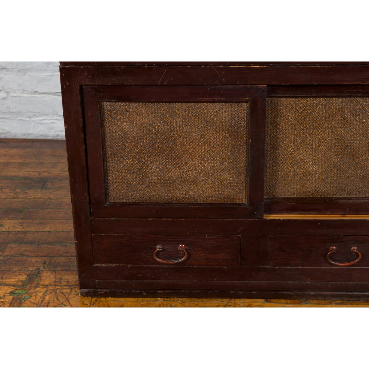 Japanese Early 20th Century Tansu Cabinet with Sliding Doors and Drawers-15. Asian & Chinese Furniture, Art, Antiques, Vintage Home Décor for sale at FEA Home