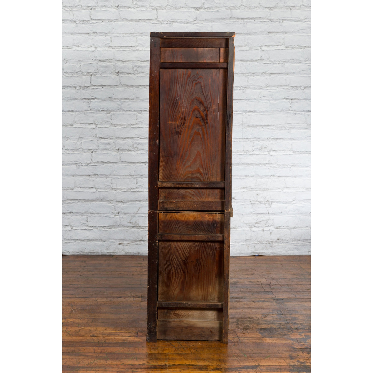 Japanese Early 20th Century Tansu Cabinet with Sliding Doors and Drawers-19. Asian & Chinese Furniture, Art, Antiques, Vintage Home Décor for sale at FEA Home