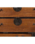 Japanese 19th Century Meiji Period Brown and Black Tansu Clothing Chest-11. Asian & Chinese Furniture, Art, Antiques, Vintage Home Décor for sale at FEA Home