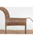 Vintage Indian Archaic Style Cast Iron Horse Sculpture with Rusty Patina-8. Asian & Chinese Furniture, Art, Antiques, Vintage Home Décor for sale at FEA Home