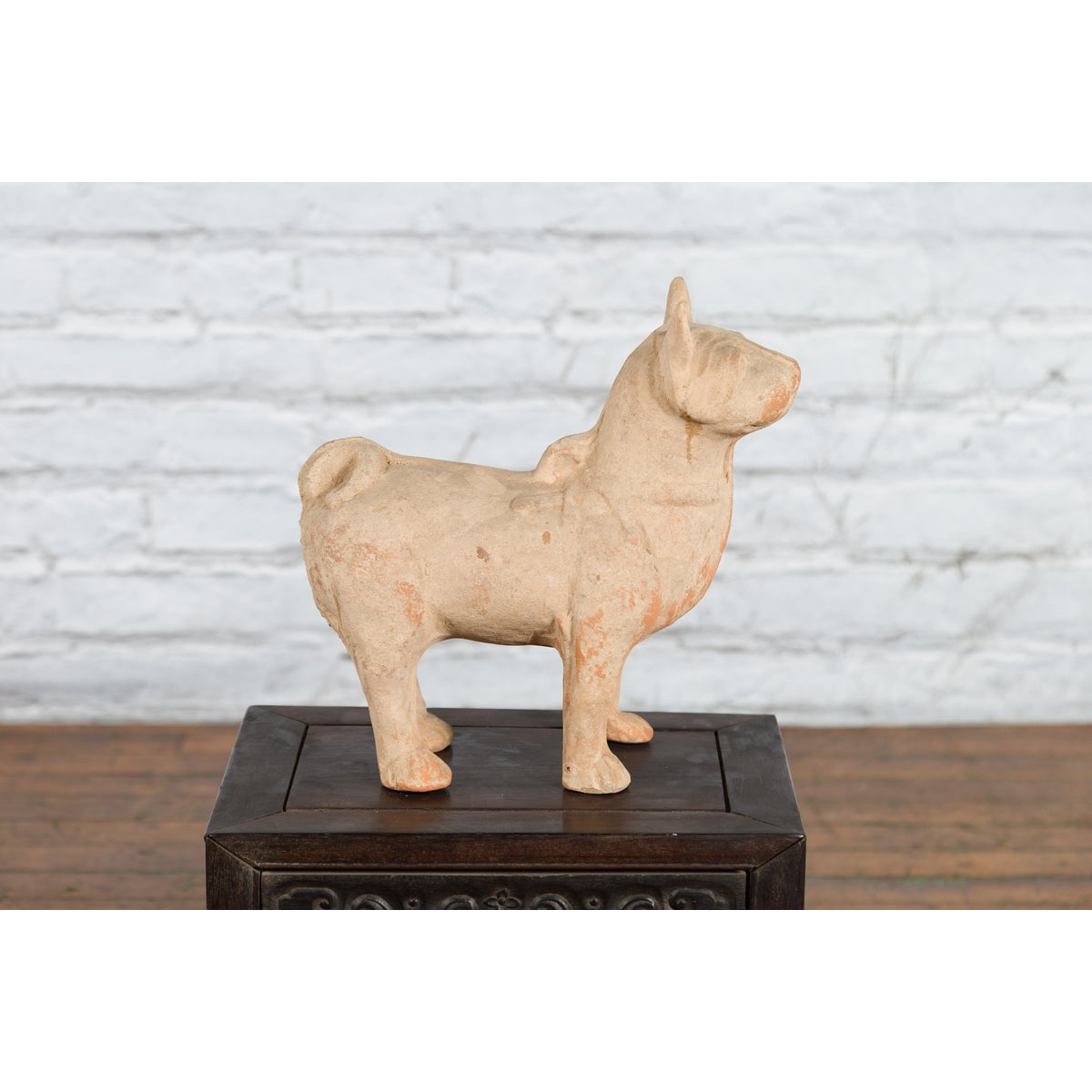 Ming Dynasty 18th Century Terracotta Sculpture Depicting a Mythical Creature-2. Asian & Chinese Furniture, Art, Antiques, Vintage Home Décor for sale at FEA Home