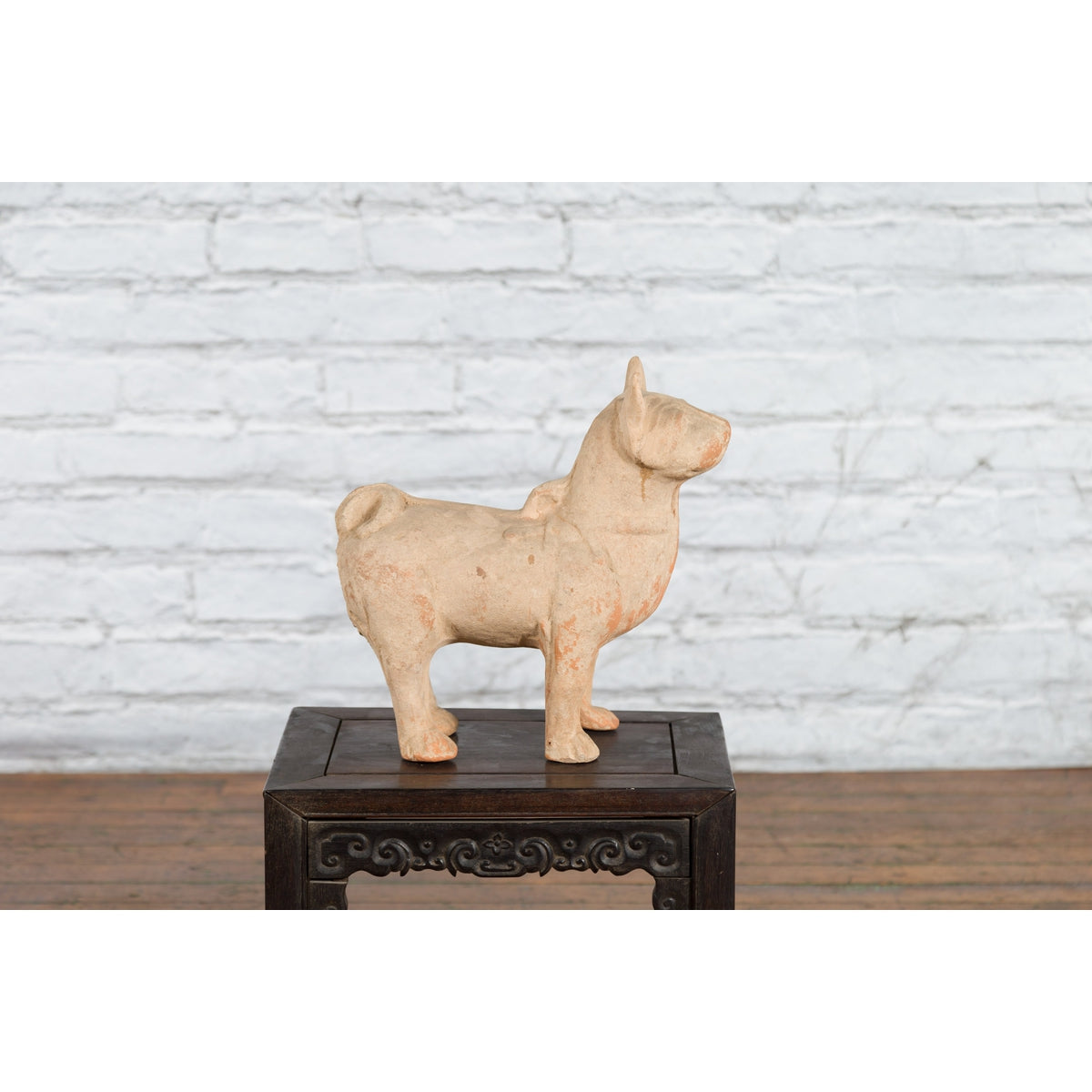 Ming Dynasty 18th Century Terracotta Sculpture Depicting a Mythical Creature-5. Asian & Chinese Furniture, Art, Antiques, Vintage Home Décor for sale at FEA Home