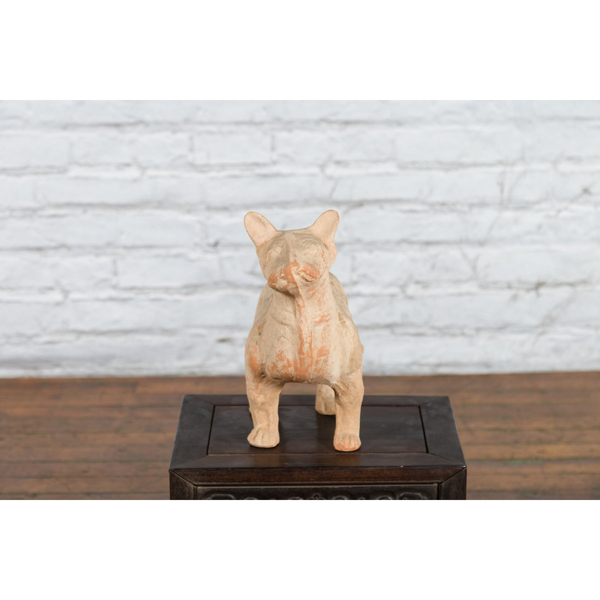 Ming Dynasty 18th Century Terracotta Sculpture Depicting a Mythical Creature-9. Asian & Chinese Furniture, Art, Antiques, Vintage Home Décor for sale at FEA Home