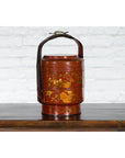 Chinese Early 20th Century Three-Tiered Red Lacquer Lunch Basket with Gilt Décor-11. Asian & Chinese Furniture, Art, Antiques, Vintage Home Décor for sale at FEA Home