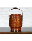 Chinese Early 20th Century Three-Tiered Red Lacquer Lunch Basket with Gilt Décor-13. Asian & Chinese Furniture, Art, Antiques, Vintage Home Décor for sale at FEA Home