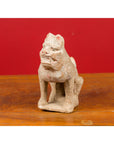 Chinese 18th Century Qing Dynasty Period Terracotta Sitting Dog Mingqi Sculpture-10. Asian & Chinese Furniture, Art, Antiques, Vintage Home Décor for sale at FEA Home