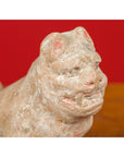 Chinese 18th Century Qing Dynasty Period Terracotta Sitting Dog Mingqi Sculpture-4. Asian & Chinese Furniture, Art, Antiques, Vintage Home Décor for sale at FEA Home