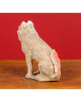 Chinese 18th Century Qing Dynasty Period Terracotta Sitting Dog Mingqi Sculpture-8. Asian & Chinese Furniture, Art, Antiques, Vintage Home Décor for sale at FEA Home