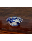 Japanese Seto Porcelain Vegetable Bowl with Hand-Painted Blue and White Décor-5. Asian & Chinese Furniture, Art, Antiques, Vintage Home Décor for sale at FEA Home