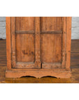 Mid 19th Century Indian Cabinet with Hand-Carved Floral Motifs and Iron Hardware-6. Asian & Chinese Furniture, Art, Antiques, Vintage Home Décor for sale at FEA Home