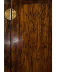 Chinese Qing Dynasty 19th Century Dark Brown Elm Cabinet with Doors and Drawers-11. Asian & Chinese Furniture, Art, Antiques, Vintage Home Décor for sale at FEA Home