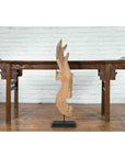 Thai Hand-Carved Wooden Temple Dragon Sculpture Mounted on Custom Black Base-12. Asian & Chinese Furniture, Art, Antiques, Vintage Home Décor for sale at FEA Home