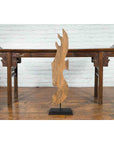 Thai Hand-Carved Wooden Temple Dragon Sculpture Mounted on Custom Black Base-3. Asian & Chinese Furniture, Art, Antiques, Vintage Home Décor for sale at FEA Home