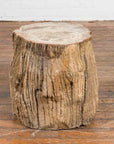 Antique Petrified Wood Tree Stump Drinks Table or Stool Covered in Gesso-2. Asian & Chinese Furniture, Art, Antiques, Vintage Home Décor for sale at FEA Home
