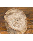 Antique Petrified Wood Tree Stump Drinks Table or Stool Covered in Gesso-6. Asian & Chinese Furniture, Art, Antiques, Vintage Home Décor for sale at FEA Home