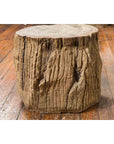 Antique Petrified Wood Tree Stump Drinks Table or Stool Covered in Gesso-10. Asian & Chinese Furniture, Art, Antiques, Vintage Home Décor for sale at FEA Home