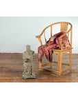 Vintage Chinese Carved Stone Sculpture Of A Monk-4. Asian & Chinese Furniture, Art, Antiques, Vintage Home Décor for sale at FEA Home