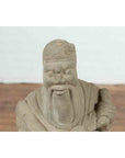 Vintage Chinese Carved Stone Sculpture Of A Monk-5. Asian & Chinese Furniture, Art, Antiques, Vintage Home Décor for sale at FEA Home