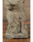 Vintage Chinese Carved Stone Sculpture Of A Monk-7. Asian & Chinese Furniture, Art, Antiques, Vintage Home Décor for sale at FEA Home