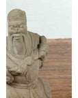 Vintage Chinese Carved Stone Sculpture Of A Monk-8. Asian & Chinese Furniture, Art, Antiques, Vintage Home Décor for sale at FEA Home