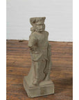 Two Vintage Carved Stone Sculptures of Soldiers from the British Indian Army-5. Asian & Chinese Furniture, Art, Antiques, Vintage Home Décor for sale at FEA Home