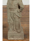 Two Vintage Carved Stone Sculptures of Soldiers from the British Indian Army-7. Asian & Chinese Furniture, Art, Antiques, Vintage Home Décor for sale at FEA Home