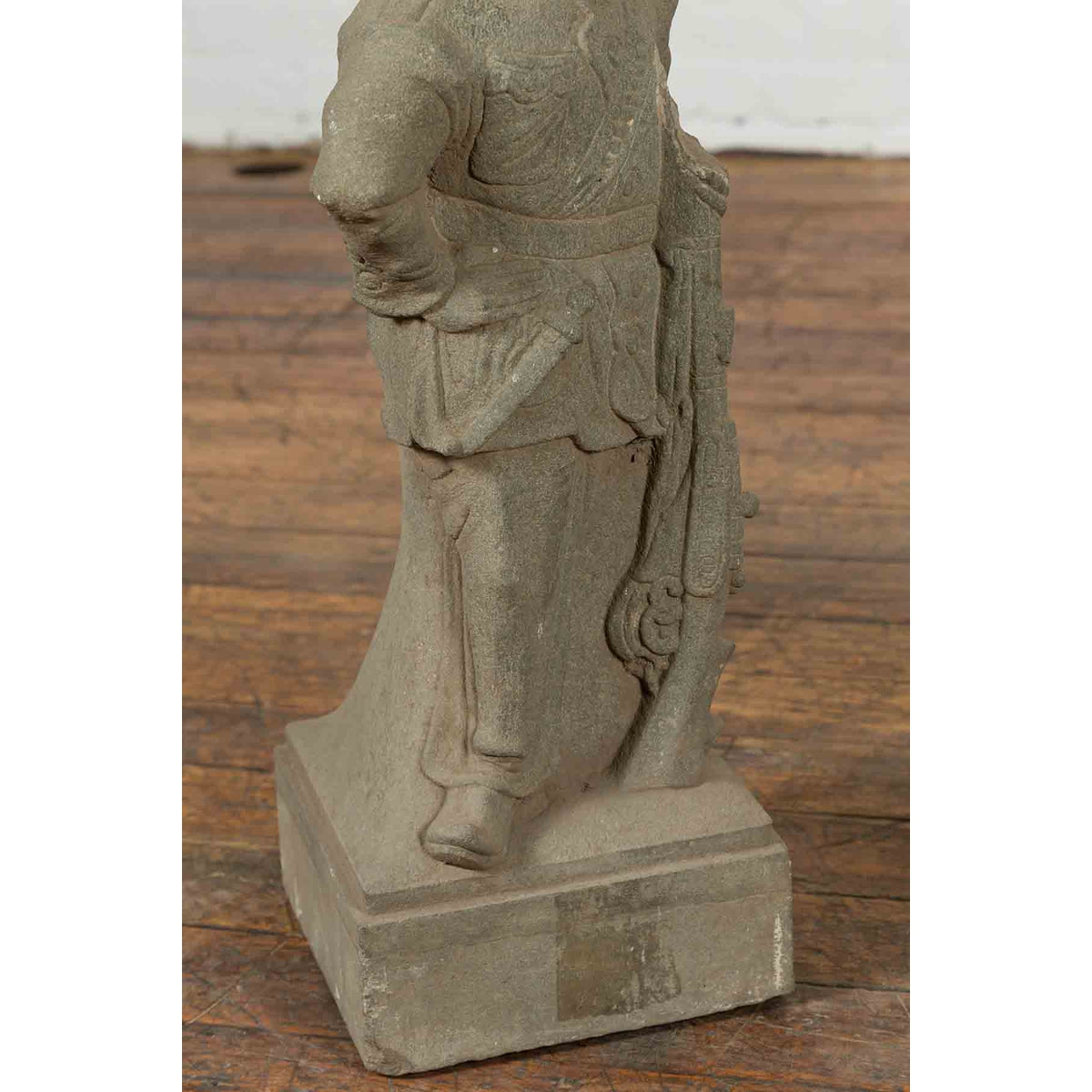 Two Vintage Carved Stone Sculptures of Soldiers from the British Indian Army-9. Asian & Chinese Furniture, Art, Antiques, Vintage Home Décor for sale at FEA Home