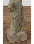 Two Vintage Carved Stone Sculptures of Soldiers from the British Indian Army-9. Asian & Chinese Furniture, Art, Antiques, Vintage Home Décor for sale at FEA Home
