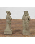 Two Vintage Carved Stone Sculptures of Soldiers from the British Indian Army-10. Asian & Chinese Furniture, Art, Antiques, Vintage Home Décor for sale at FEA Home