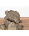 Chinese Qing Dynasty 19th Century Hand-Carved Foo Dog Sculpture Mounted on Base-8. Asian & Chinese Furniture, Art, Antiques, Vintage Home Décor for sale at FEA Home