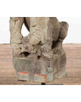 Chinese Qing Dynasty 19th Century Hand-Carved Foo Dog Sculpture Mounted on Base-7. Asian & Chinese Furniture, Art, Antiques, Vintage Home Décor for sale at FEA Home